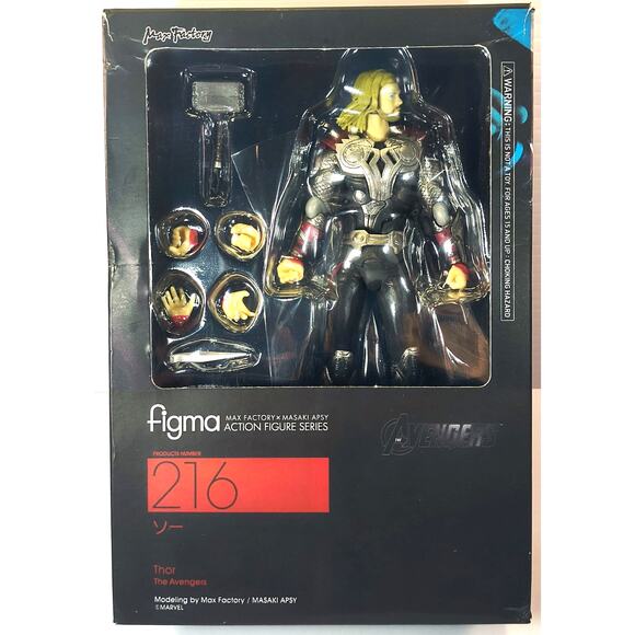 Figma Max Factory Masaki Apsy The Avengers THOR #216, New, See Pics/Descr. - Picture 1 of 10